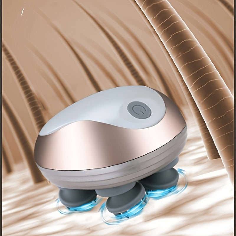 Brosse de Massage Électrique pour Cuir Chevelu – Relaxation et Nettoyage Profond