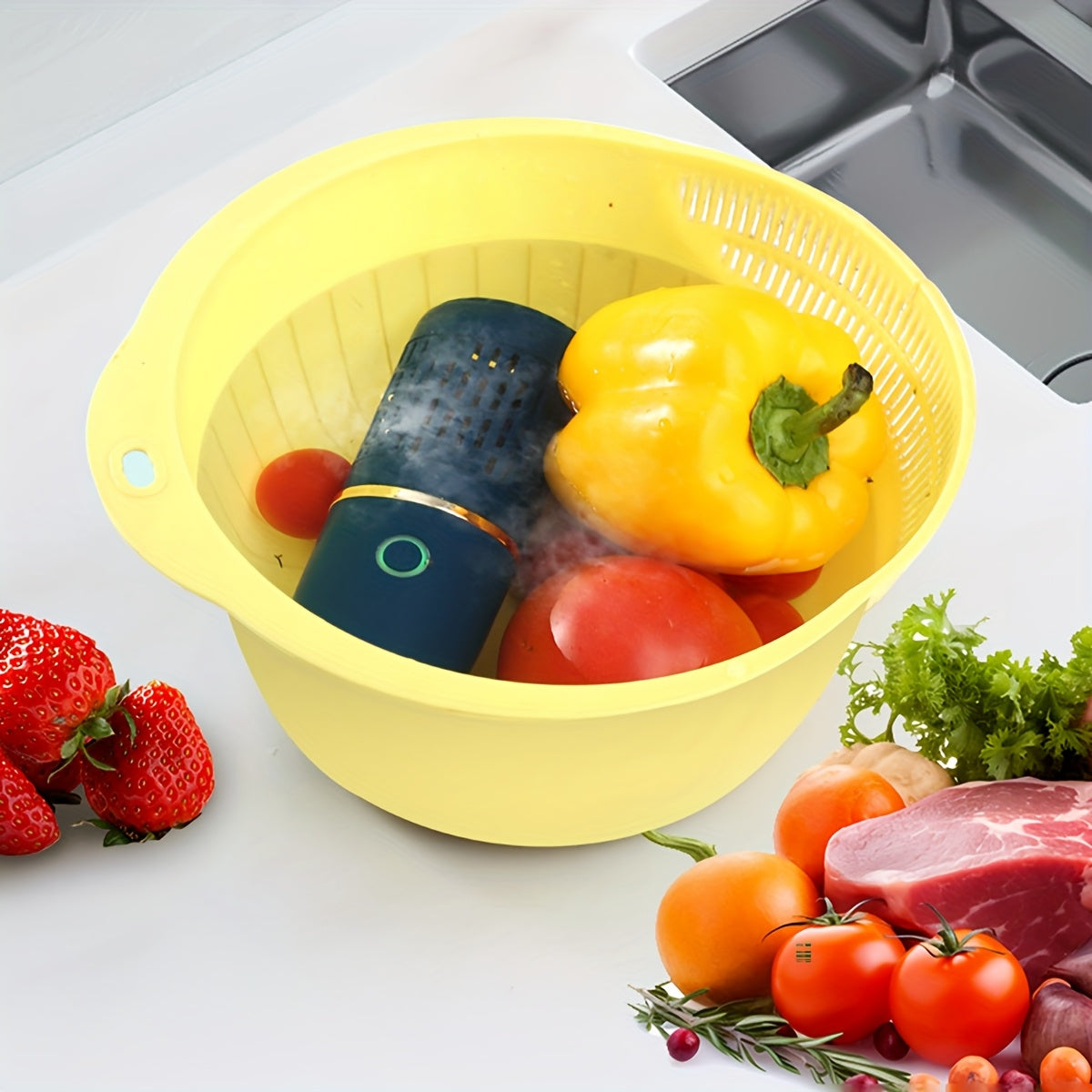 Mini Purificateur d’Air Portable Rechargeable – Air Frais Partout, Tout le Temps