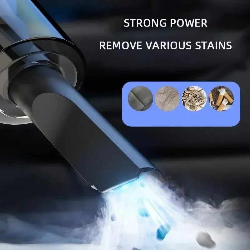 120W Portable Car Vacuum Cleaner USB Charging Handheld Cordless Vacuum Cleaner Powerful Suction for Auto/Home/Office/Pet Hair.