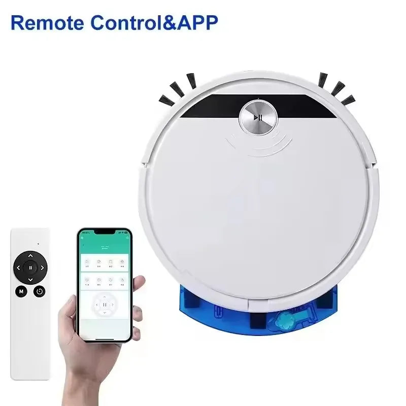 New Wireless Smart Vacuum Cleaner App Control Wet And Dry Floor Sweep 2800PA Suction Super Quiet Mopping Machine Cleaning Robot.