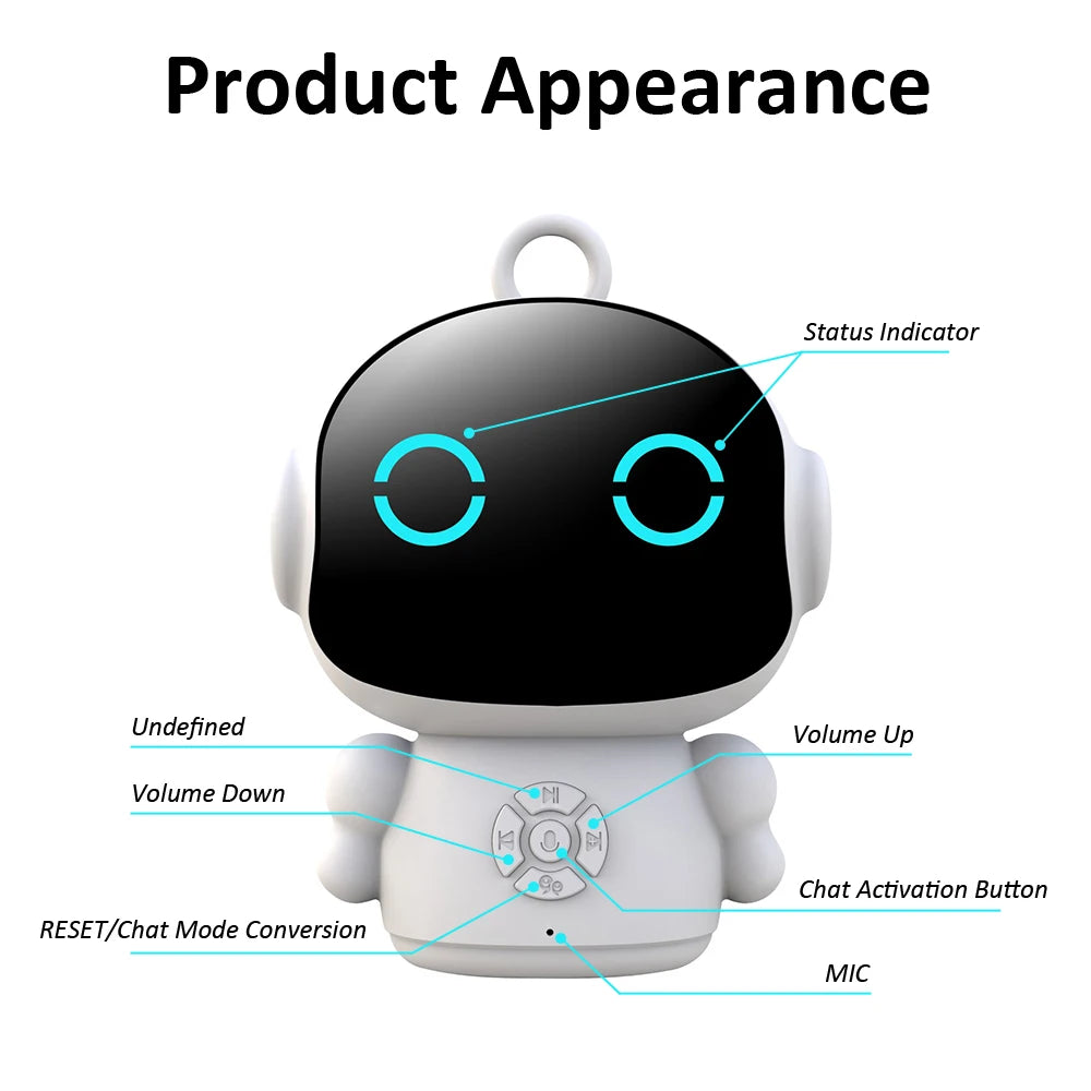 Robot Éducatif Interactif pour Enfants — Apprentissage Intelligent, WiFi 🎓