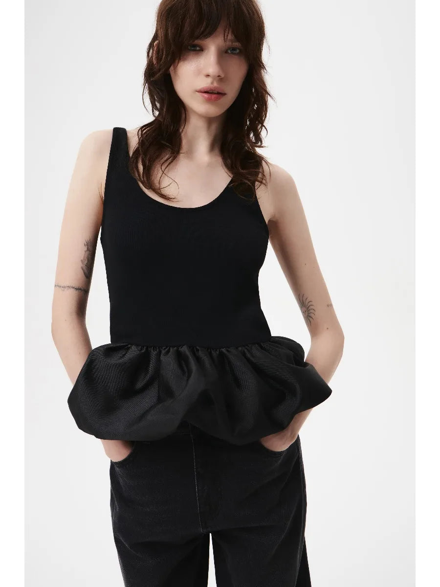 Hirsionsan Sexy Cotton Vest Women 2026 Summer Slim Sleeveness Tank Y2k Crop Tops for Girl Outfits Bud Stitched Female Clothes.