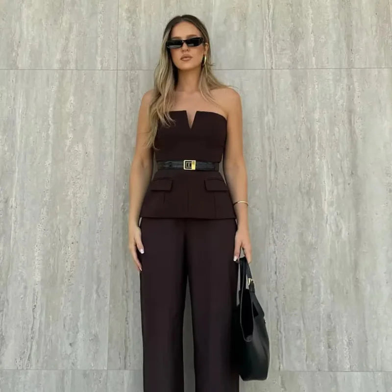 Tops for Women Strapless off White Crop Top Woman Summer Corset Tube Tops Sexys Backless Tank Top Sleeveless Solid Tops