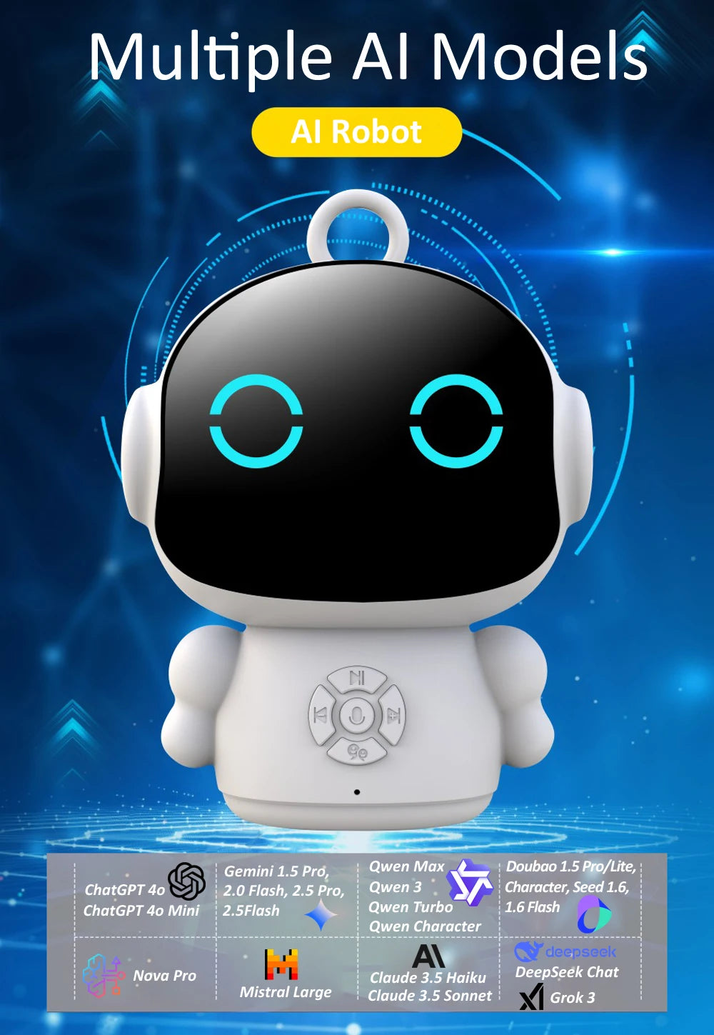 Robot Éducatif Interactif pour Enfants — Apprentissage Intelligent, WiFi 🎓