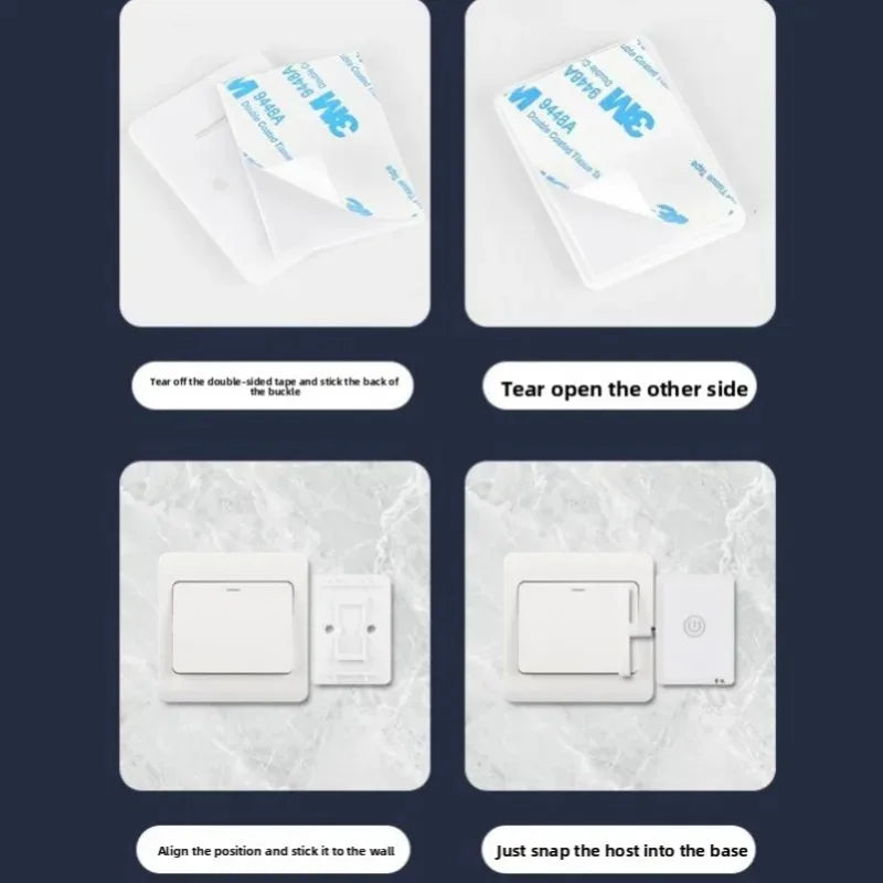 Charging Intelligence Wireless Control Light Switch Off Tool Automatic Button Indoor Light remote Switch  Portable Smart Control.