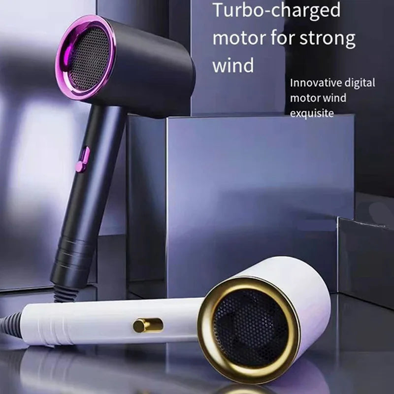 Hair Dryer High-Power Blue Light Negative Ion Ultra Silent Hair Care Quick Dry Home Powerful Constant Anion Electric Hair Dryer.
