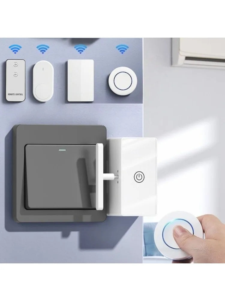 Charging Intelligence Wireless Control Light Switch Off Tool Automatic Button Indoor Light remote Switch  Portable Smart Control.