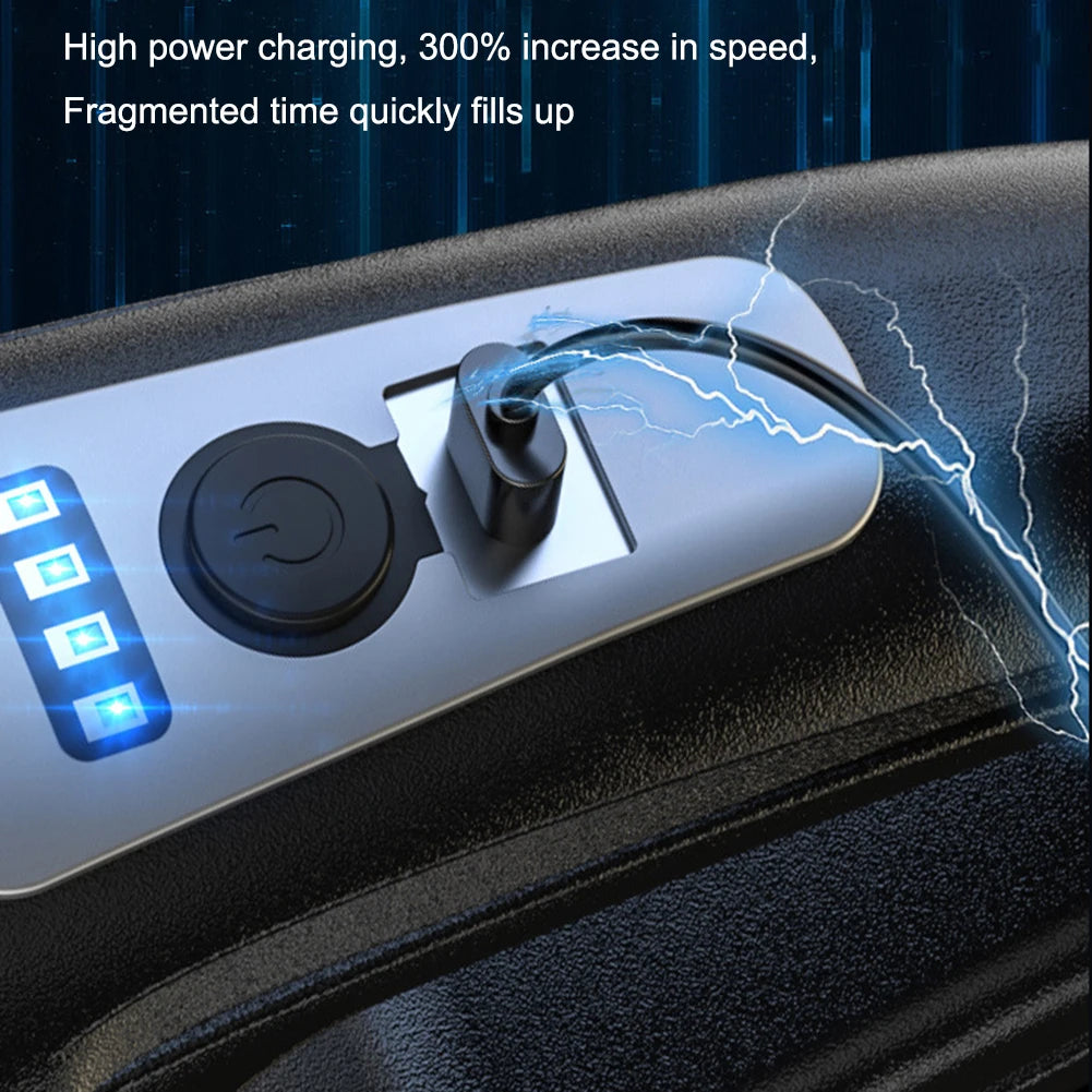 120W Portable Car Vacuum Cleaner USB Charging Handheld Cordless Vacuum Cleaner Powerful Suction for Auto/Home/Office/Pet Hair.