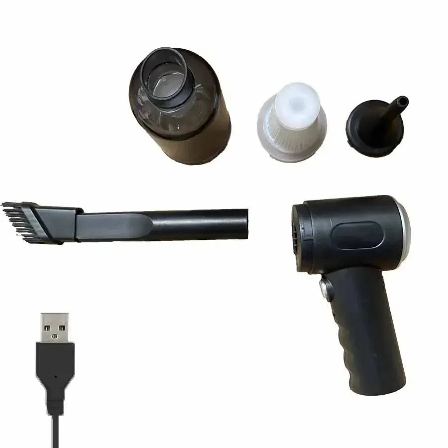 9000Pa Wireless Car Vacuum Cleaner USB Charging 1200mAh Portable Cleaning Appliance Mini Wet and Dry Vacuum Cleaner Household.