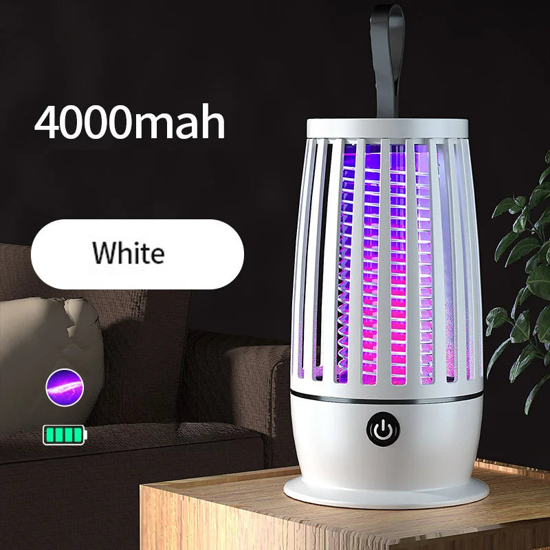 Lampe Anti-Moustiques Pro 4000mAh — Zéro Piqûres, Zéro Bruit 🌙