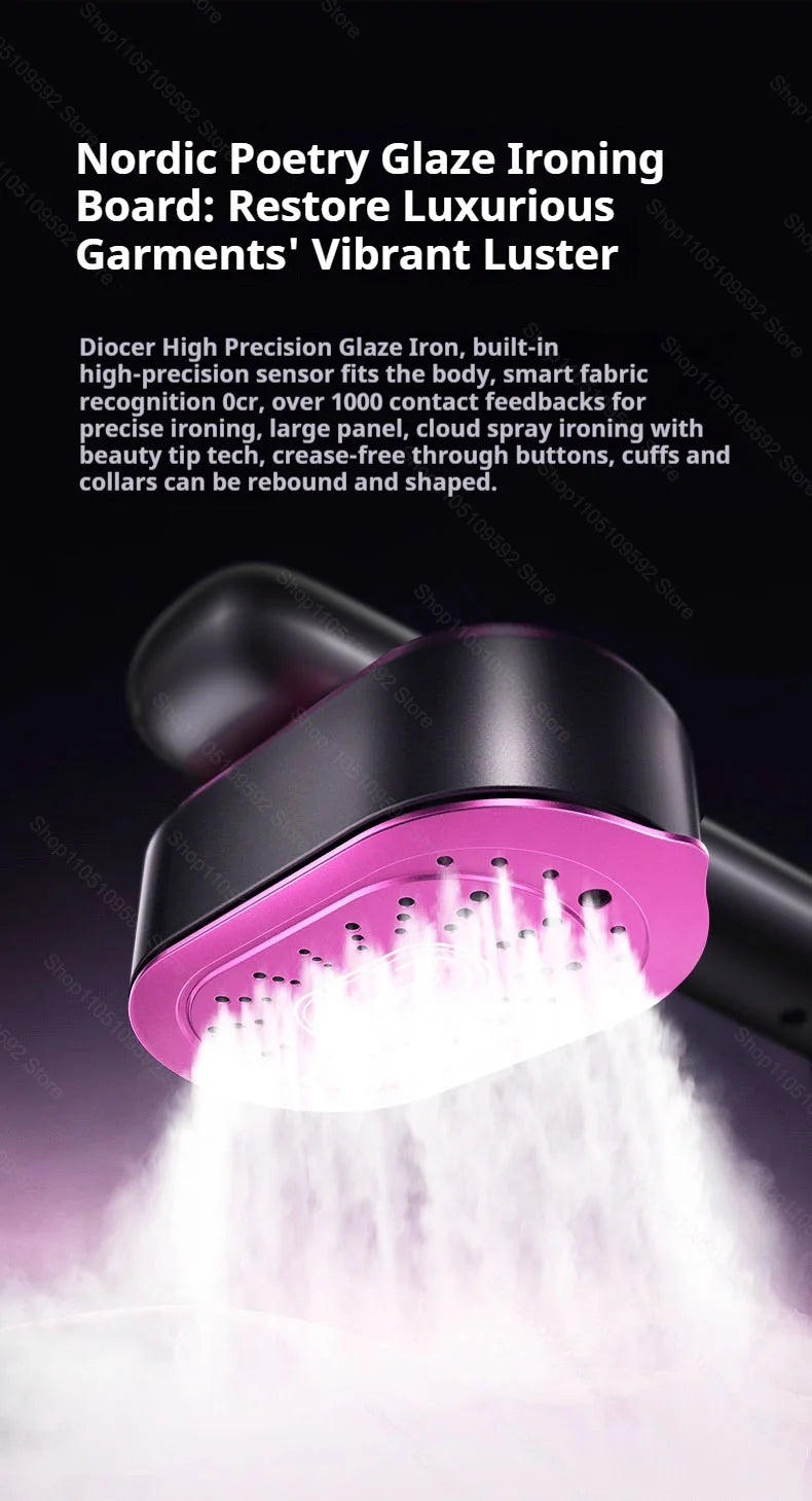 NEW Handheld Steam Iron Garment Steamer Portable Mini for Clothes Fast Heating Travel Garment Fabric Press Machine with Home.