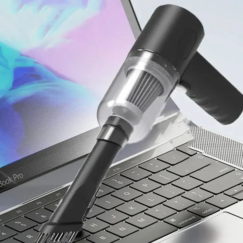 9000Pa Wireless Car Vacuum Cleaner USB Charging 1200mAh Portable Cleaning Appliance Mini Wet and Dry Vacuum Cleaner Household.