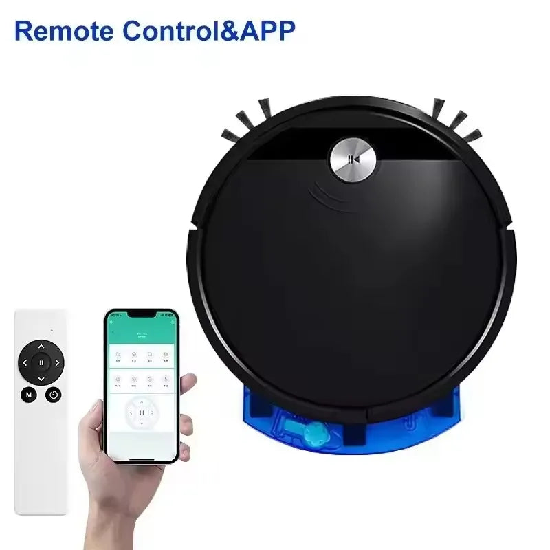 New Wireless Smart Vacuum Cleaner App Control Wet And Dry Floor Sweep 2800PA Suction Super Quiet Mopping Machine Cleaning Robot.