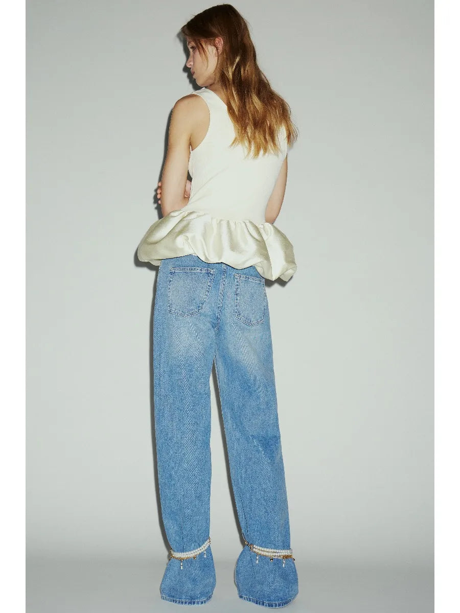 Hirsionsan Sexy Cotton Vest Women 2026 Summer Slim Sleeveness Tank Y2k Crop Tops for Girl Outfits Bud Stitched Female Clothes.