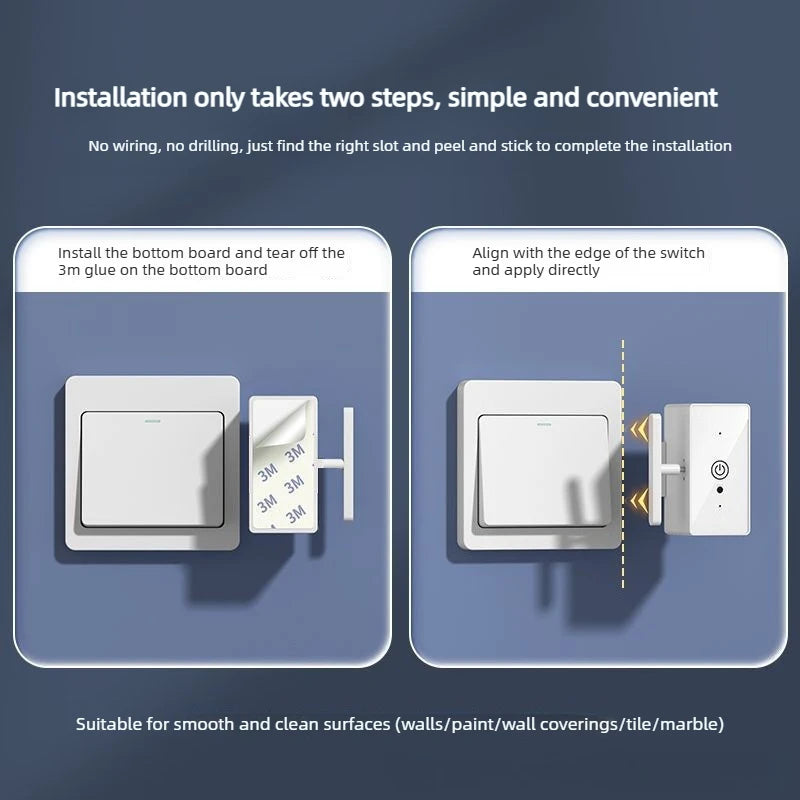Charging Intelligence Wireless Control Light Switch Off Tool Automatic Button Indoor Light remote Switch  Portable Smart Control.