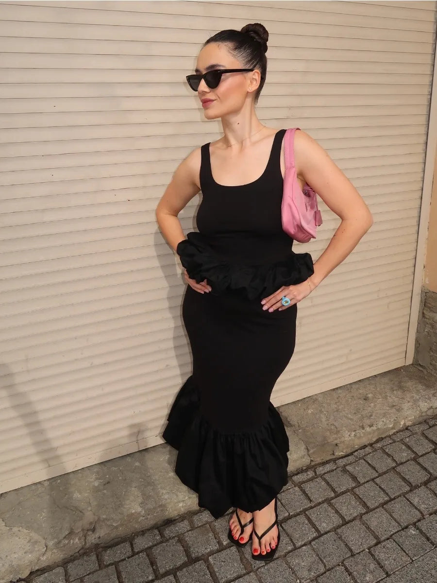 Hirsionsan Sexy Cotton Vest Women 2026 Summer Slim Sleeveness Tank Y2k Crop Tops for Girl Outfits Bud Stitched Female Clothes.