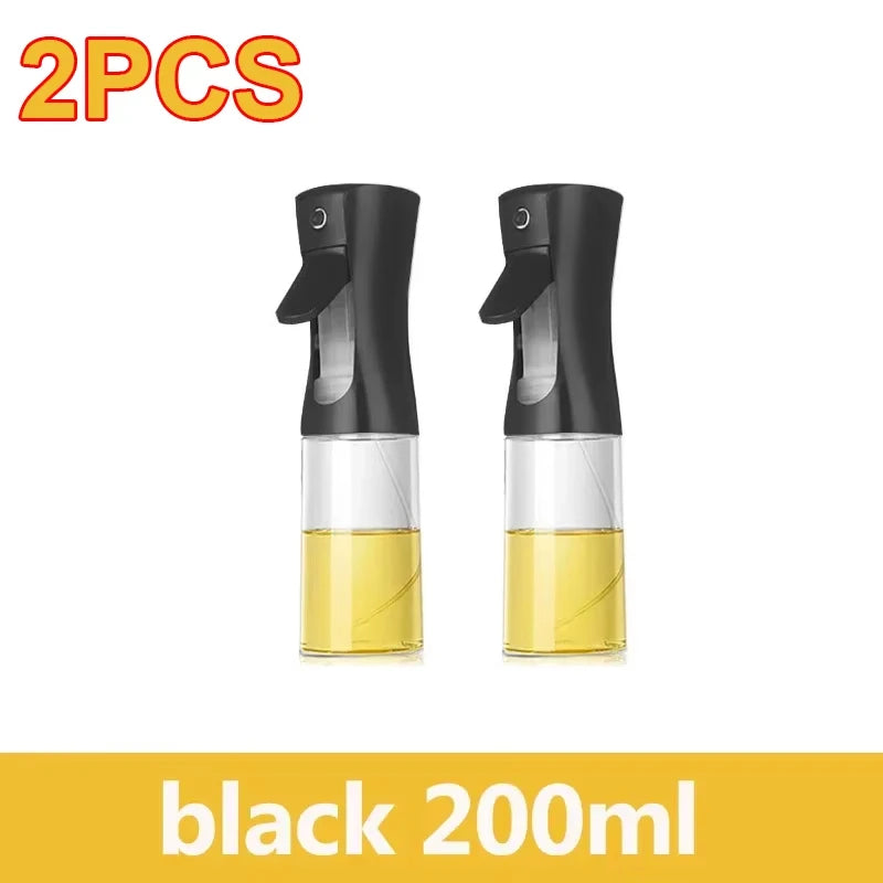 200/300/500ml Oil Spray Bottle BBQ Cooking Olive Oil Sprayer Plastic Baking Oil Spray Empty Bottle Vinegar Bottle Or  Oil brush.