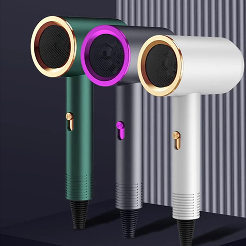 Hair Dryer High-Power Blue Light Negative Ion Ultra Silent Hair Care Quick Dry Home Powerful Constant Anion Electric Hair Dryer.