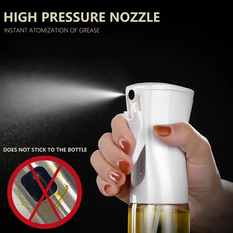 200/300/500ml Oil Spray Bottle BBQ Cooking Olive Oil Sprayer Plastic Baking Oil Spray Empty Bottle Vinegar Bottle Or  Oil brush.