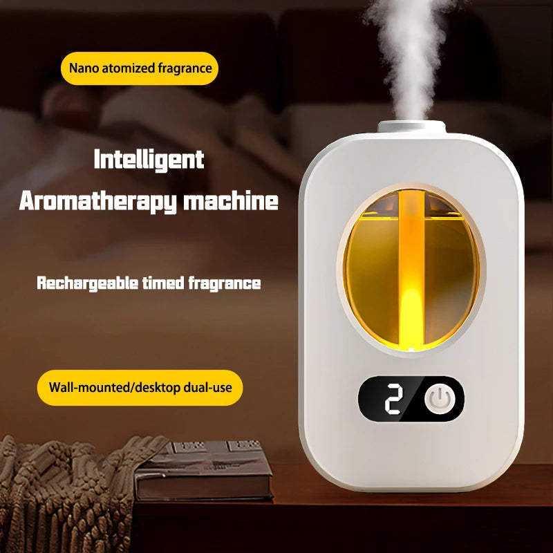 Automatic Diffuser Aromatherapy Machine Air Fragrance Air Freshener Toilet Bathroom Aroma Essential Oil Dispenser Humidifier.