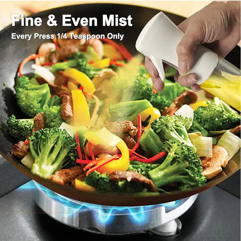 200/300/500ml Oil Spray Bottle BBQ Cooking Olive Oil Sprayer Plastic Baking Oil Spray Empty Bottle Vinegar Bottle Or  Oil brush.