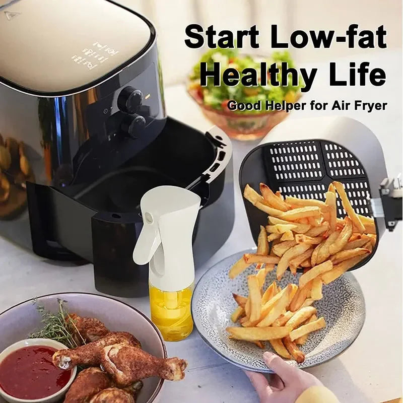 200/300/500ml Oil Spray Bottle BBQ Cooking Olive Oil Sprayer Plastic Baking Oil Spray Empty Bottle Vinegar Bottle Or  Oil brush.