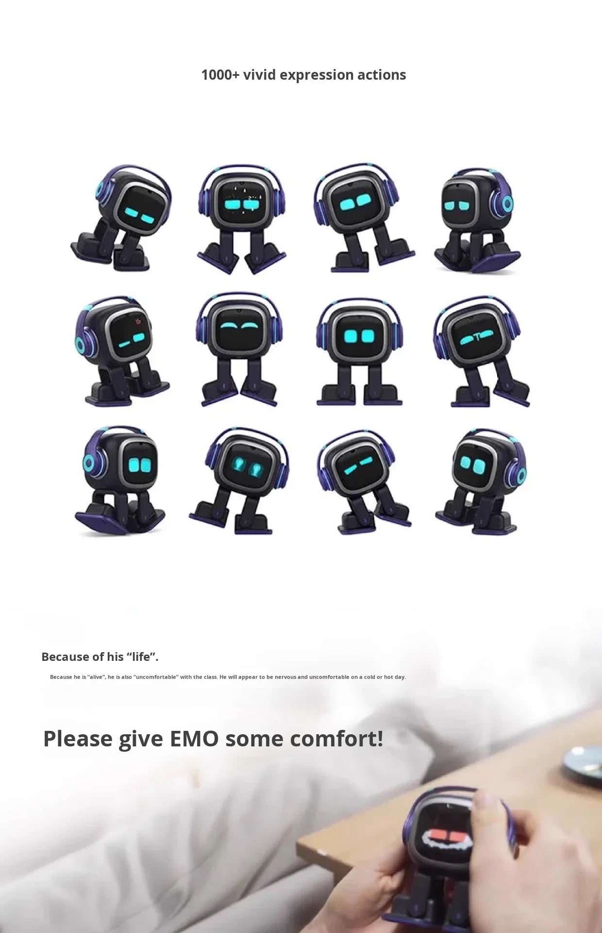 EMO AI Desktop Robot — Your Smart, Expressive Companion.