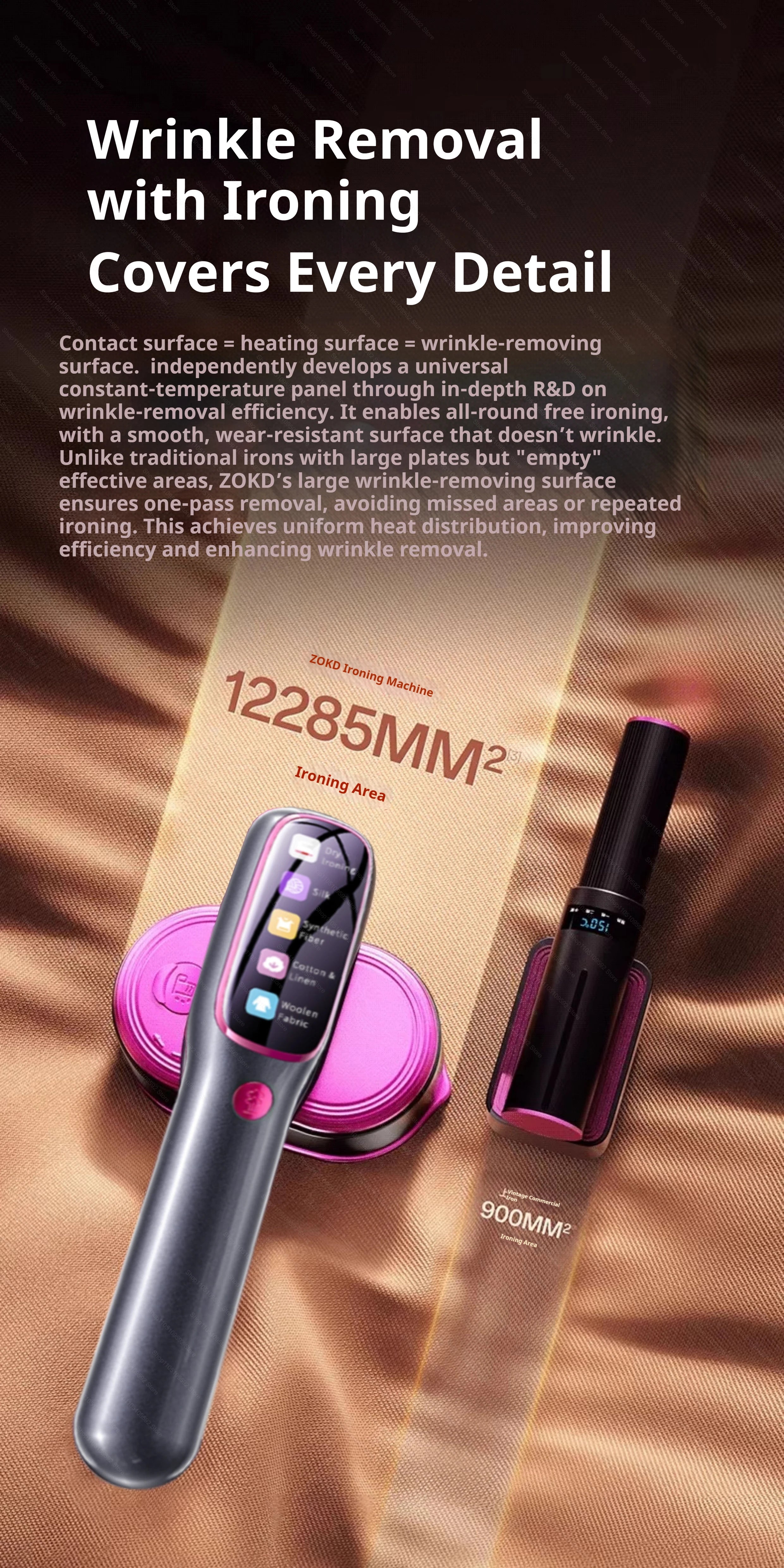 NEW Handheld Steam Iron Garment Steamer Portable Mini for Clothes Fast Heating Travel Garment Fabric Press Machine with Home.