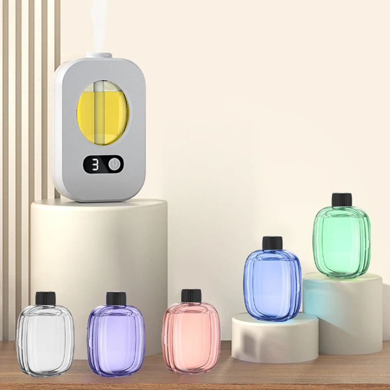 Automatic Diffuser Aromatherapy Machine Air Fragrance Air Freshener Toilet Bathroom Aroma Essential Oil Dispenser Humidifier.