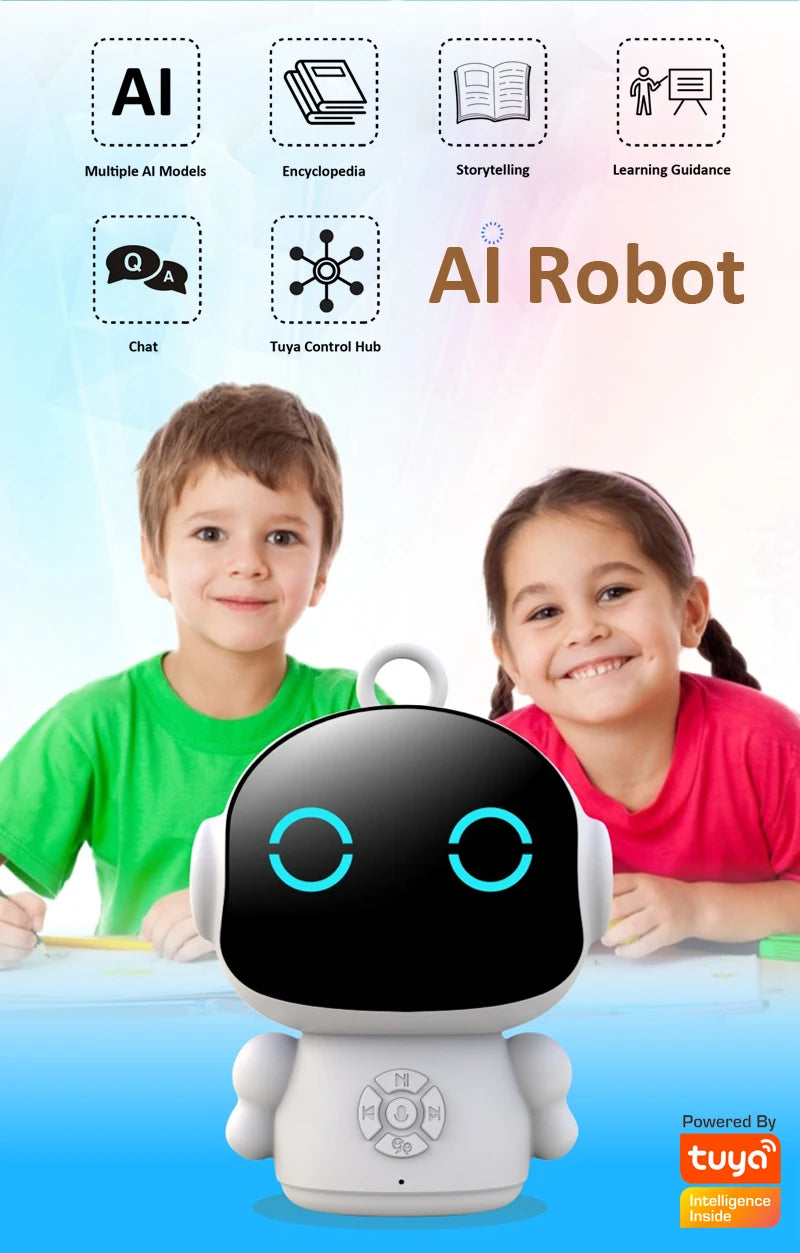Robot Éducatif Interactif pour Enfants — Apprentissage Intelligent, WiFi 🎓