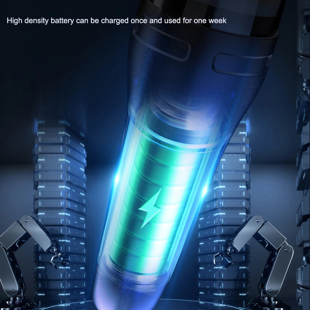 120W Portable Car Vacuum Cleaner USB Charging Handheld Cordless Vacuum Cleaner Powerful Suction for Auto/Home/Office/Pet Hair.