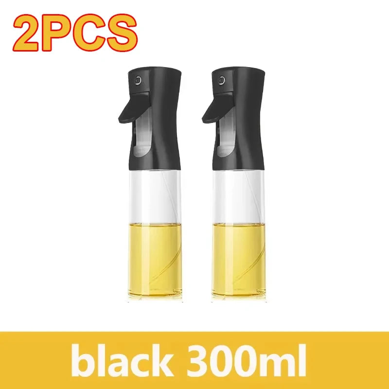 200/300/500ml Oil Spray Bottle BBQ Cooking Olive Oil Sprayer Plastic Baking Oil Spray Empty Bottle Vinegar Bottle Or  Oil brush.