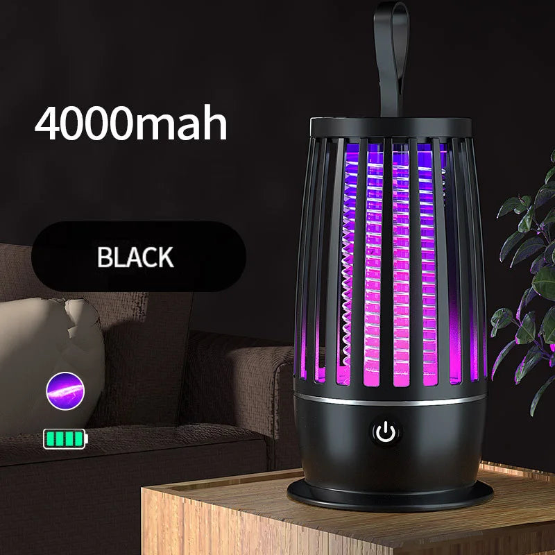 Lampe Anti-Moustiques Pro 4000mAh — Zéro Piqûres, Zéro Bruit 🌙