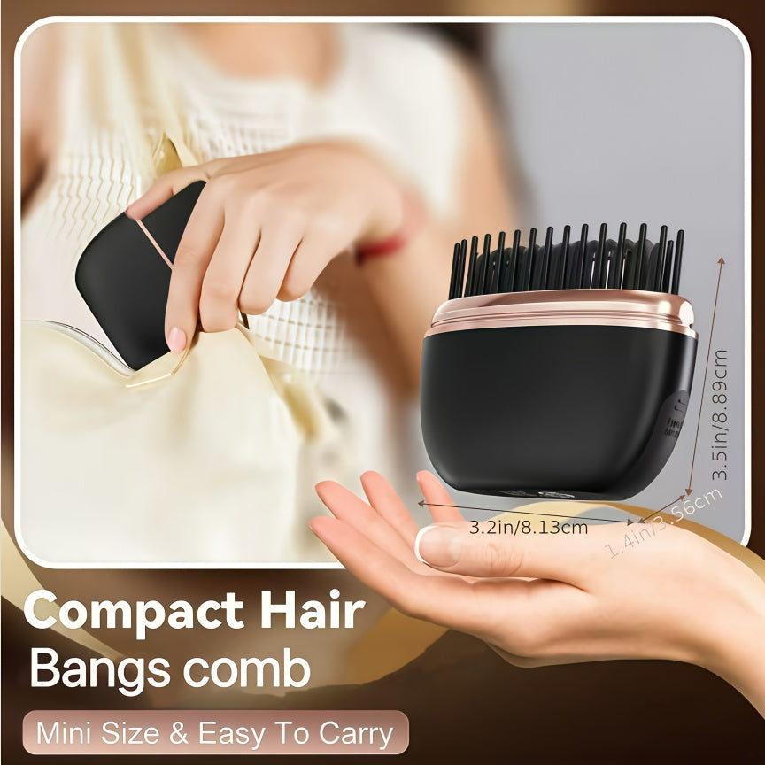 Brosse Lissante Chauffante Sans Fil – Cheveux Lisses et Brillants en Quelques Minutes